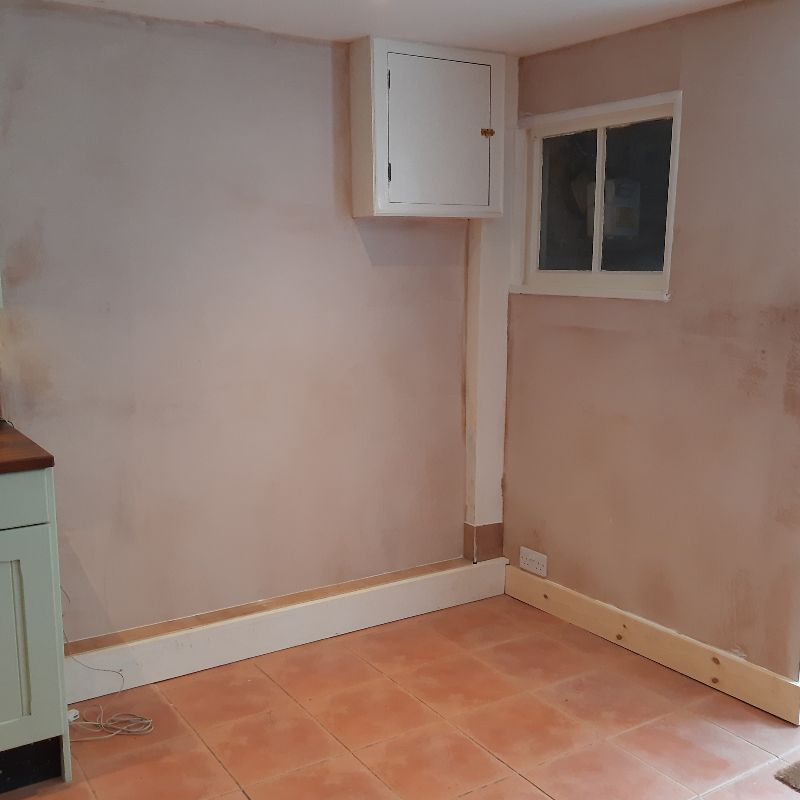 Damp roofing works kitchen - Liverpool Lawn Ramsgate 2023 Gallery Image - Thanet Timber and Damp Ltd
