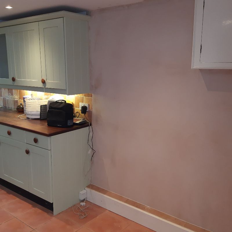 Damp roofing works kitchen - Liverpool Lawn Ramsgate 2023 Gallery Image - Thanet Timber and Damp Ltd